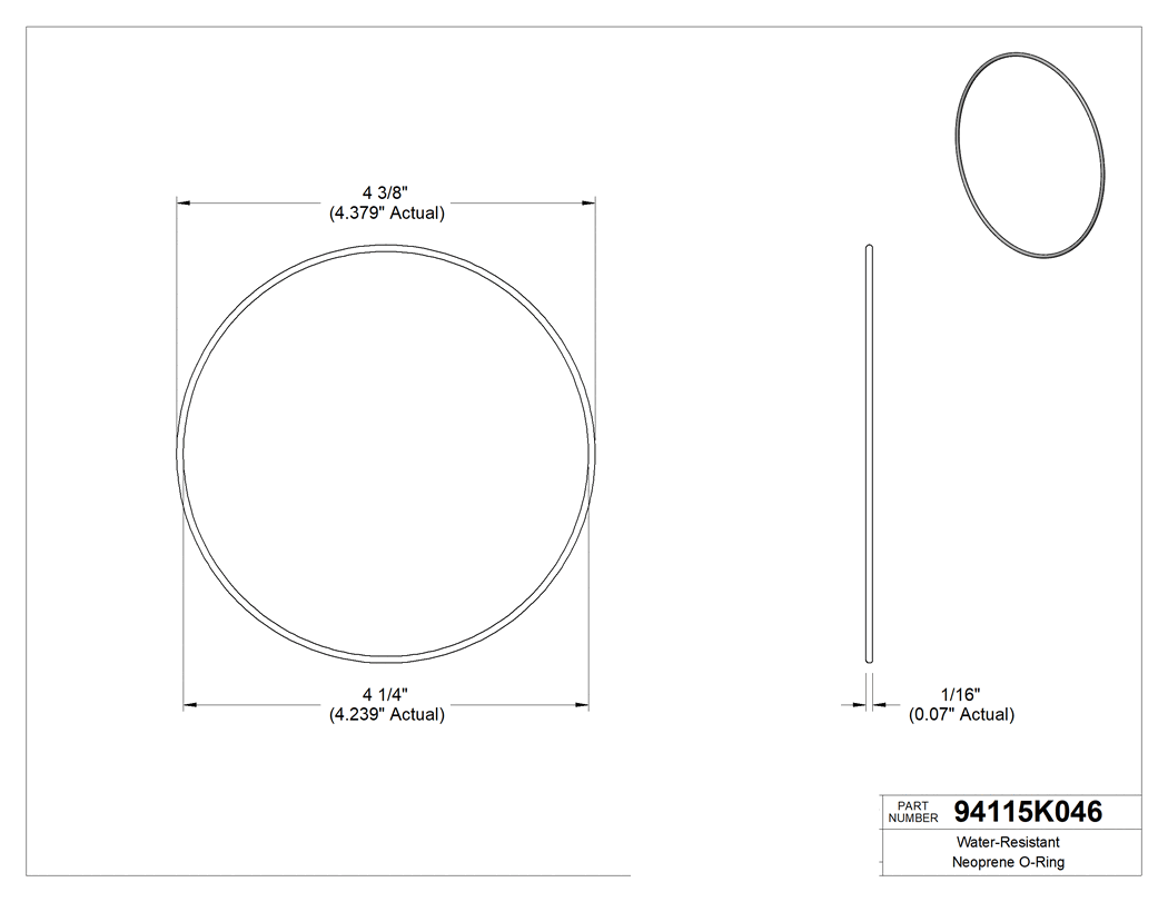 Technical drawing - 94115K046